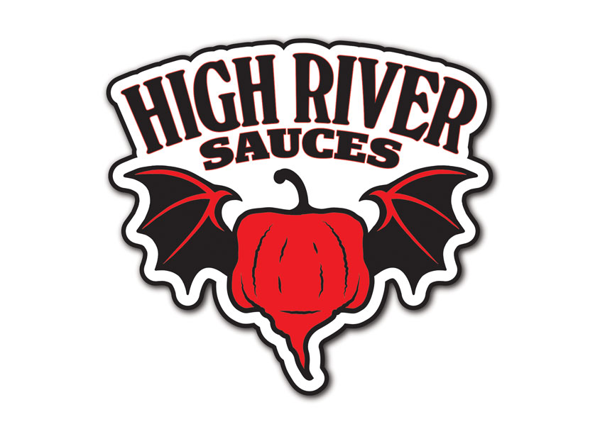 High River Sauces Logo by PrintGiant, LLC