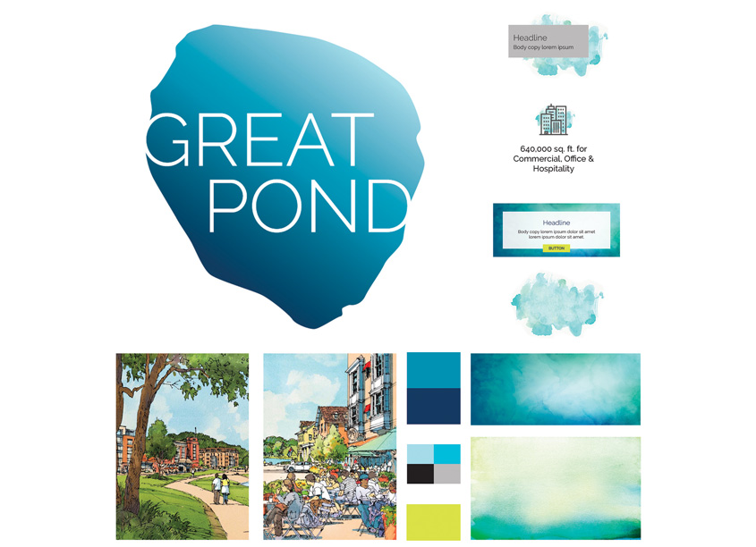 WORX Branding | Digital | Marketing Great Pond Village Property Branding