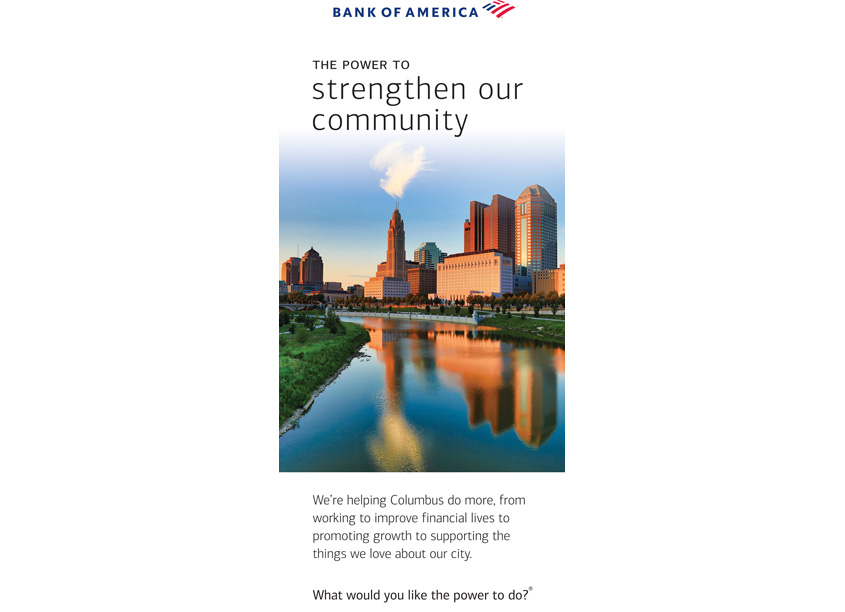 Bank of America, Enterprise Creative Solutions Columbus Arts Festival Signage