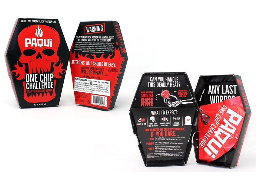 Amplify Snack Brands Inhouse Creative Team Paqui One Chip Challenge 2019