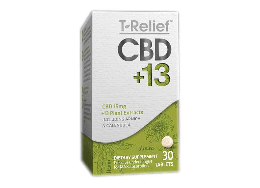 T-Relief CBD+13 Design by Zack Group LLC