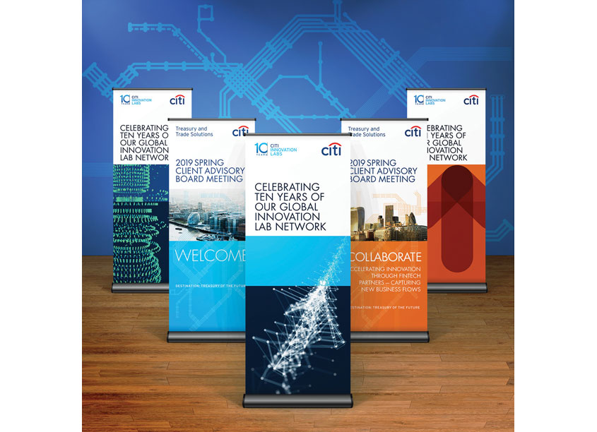 Citi TTS 2019 10 Year Event Banners by Citi