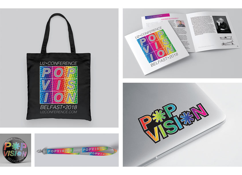 U2 Conference 2018 POPVision Promotional Materials by Beth Nabi Design