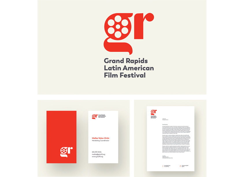 Grand Valley State University Film Festival Logo Design