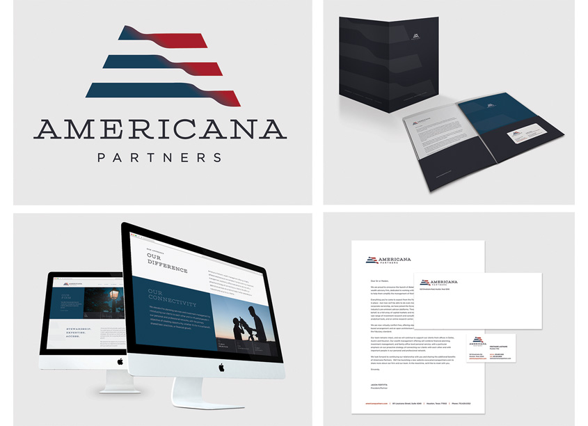 Americana Partners Brand Identity by Leibowitz Branding & Design