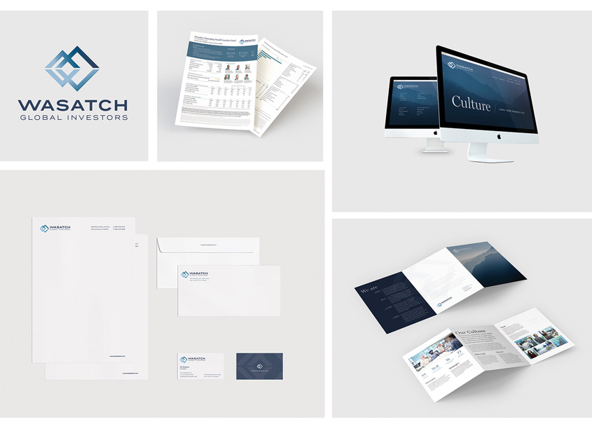 Wasatch Global Investors Brand Identity by Leibowitz Branding & Design