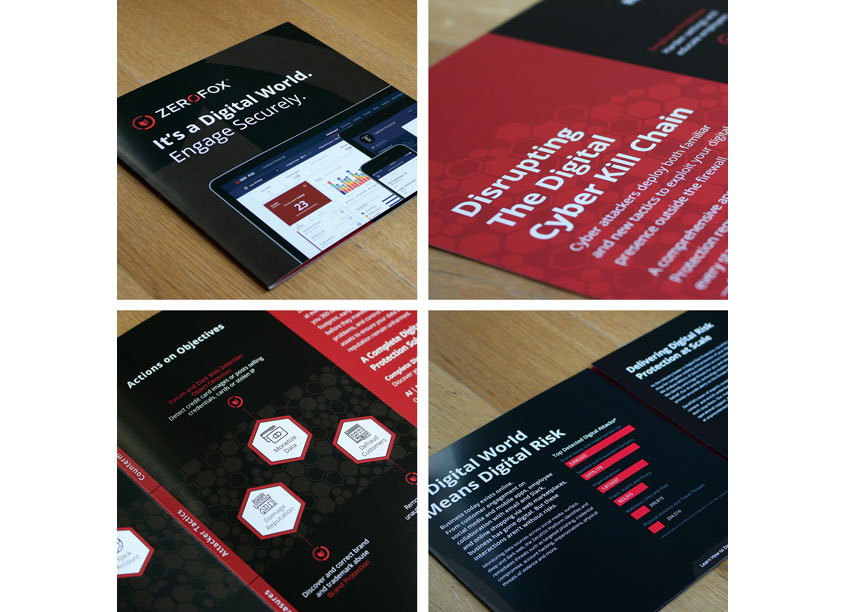 Disrupting The Digital Cyber Kill Chain - Tri-Fold Brochure by ZeroFOX