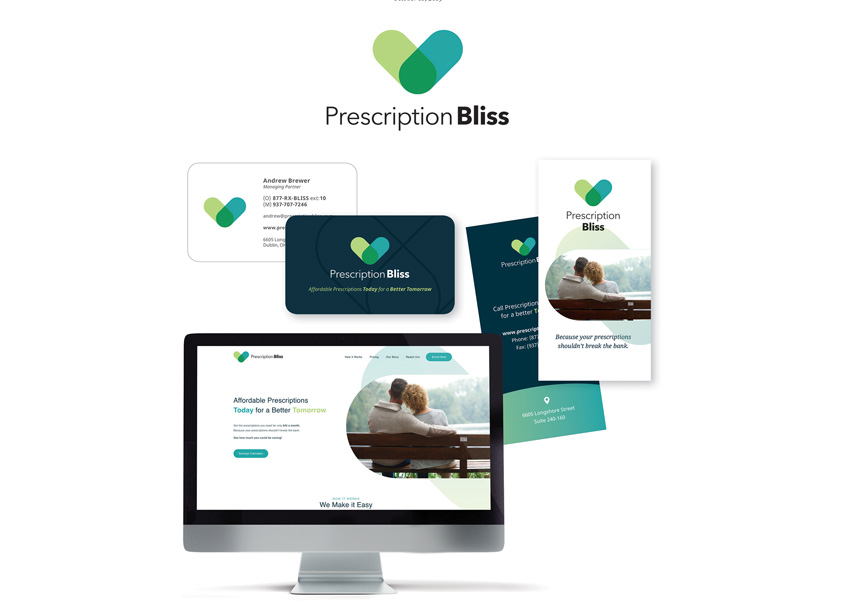 Prescription Bliss Brand Identity by Bolder & Co. Creative Studios