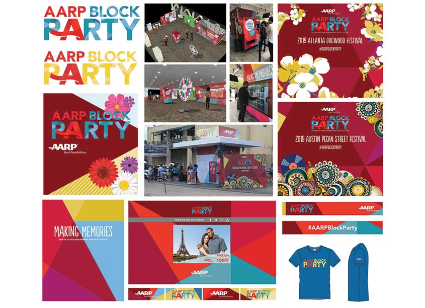 AARP Brand Creative Services AARP 2019 Block Party Festivals