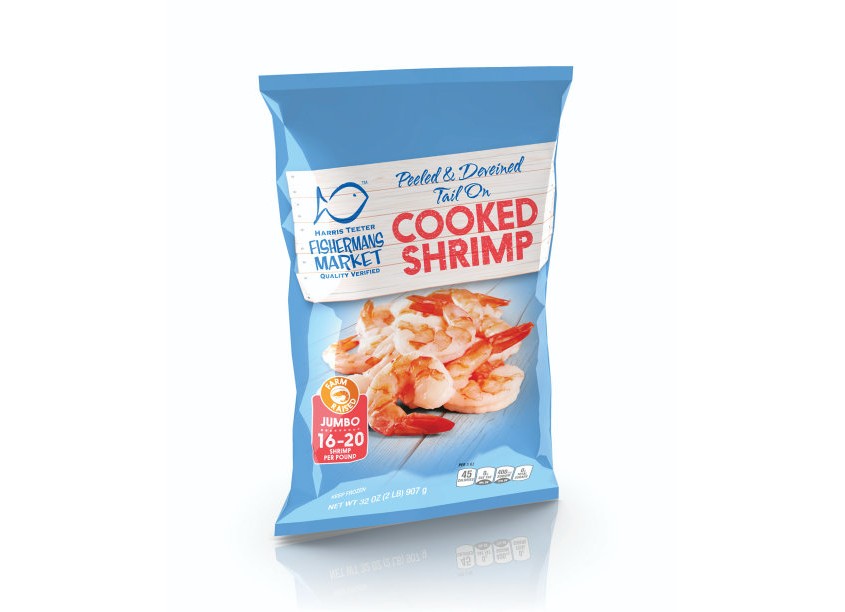 Harris Teeter Fisherman's Market | Frozen Shrimp Packaging by Harris Teeter & Daymon Creative Services