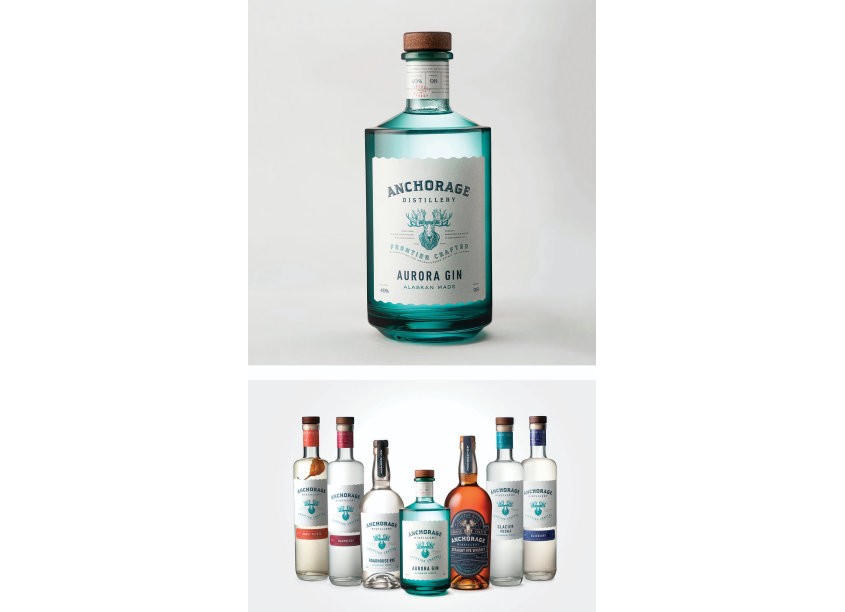 Anchorage Distillery Packaging Redesign by Affinity Creative Group