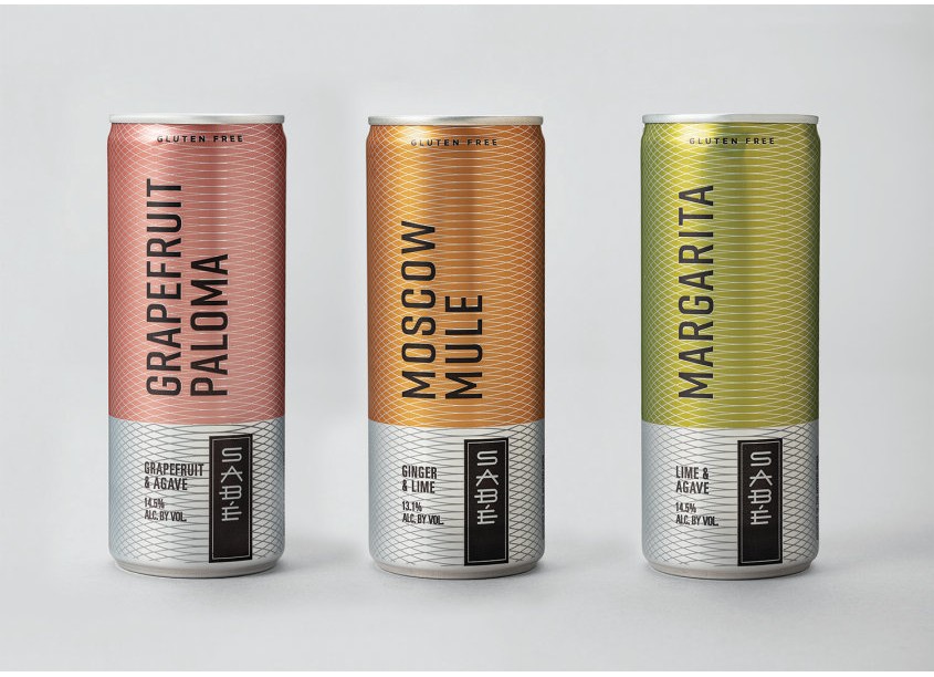 Affinity Creative Group Sabé Premixed Cocktails Packaging Design