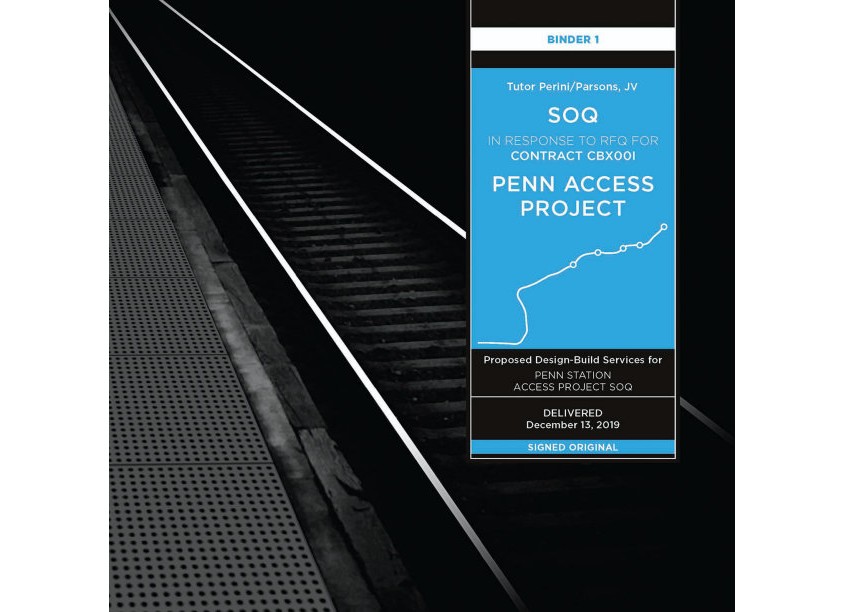 Penn Station Access Project Cover by Parsons - Core Creative Services