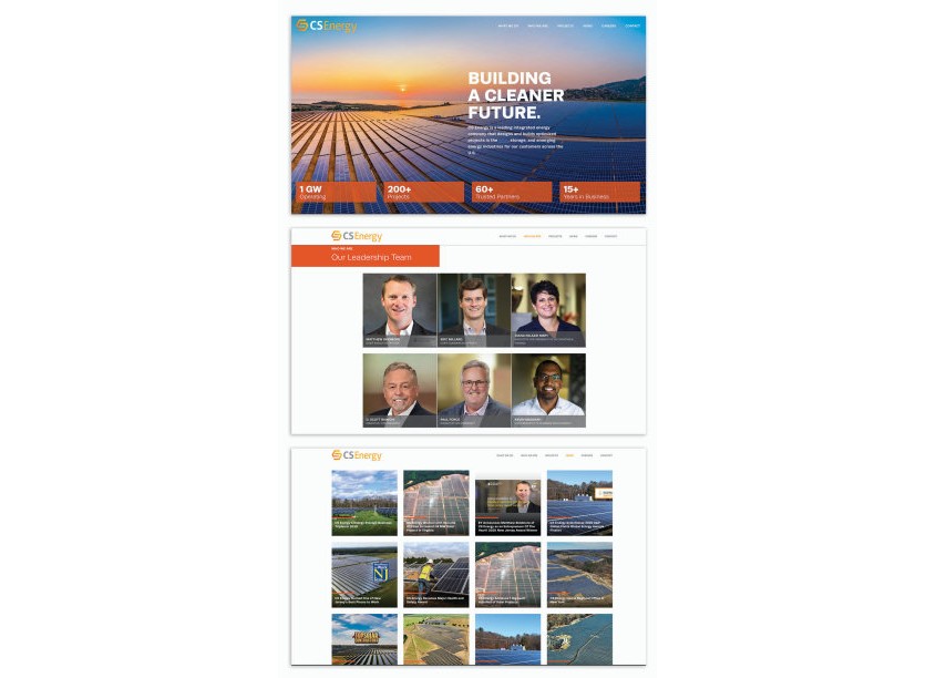 Splendor Design Group CS Energy Website