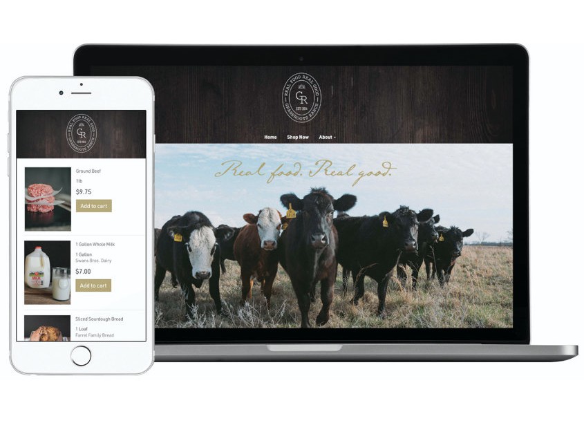Local Farm Website with Online Ordering via GrazeCart by Grapevine Local Food Marketing