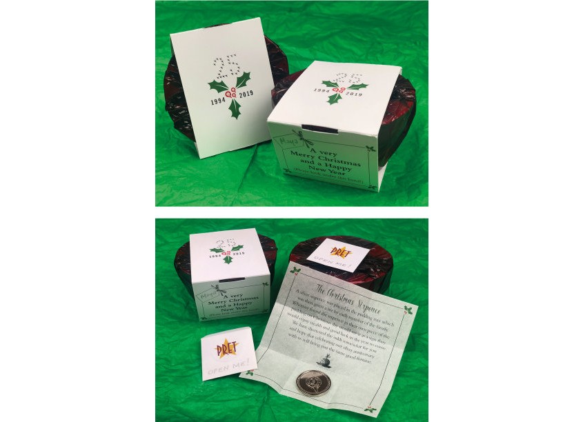25th Anniversary Christmas Pudding by The Formation Creative Consultants Europe Ltd
