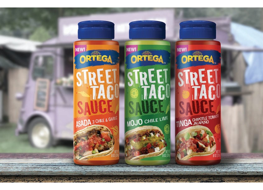 Ortega Street Taco Sauces Package Design by The Biondo Group