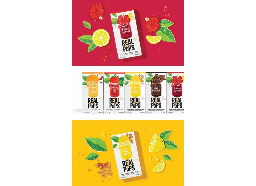 Real Pops Packaging Redesign by Pigeon Brands