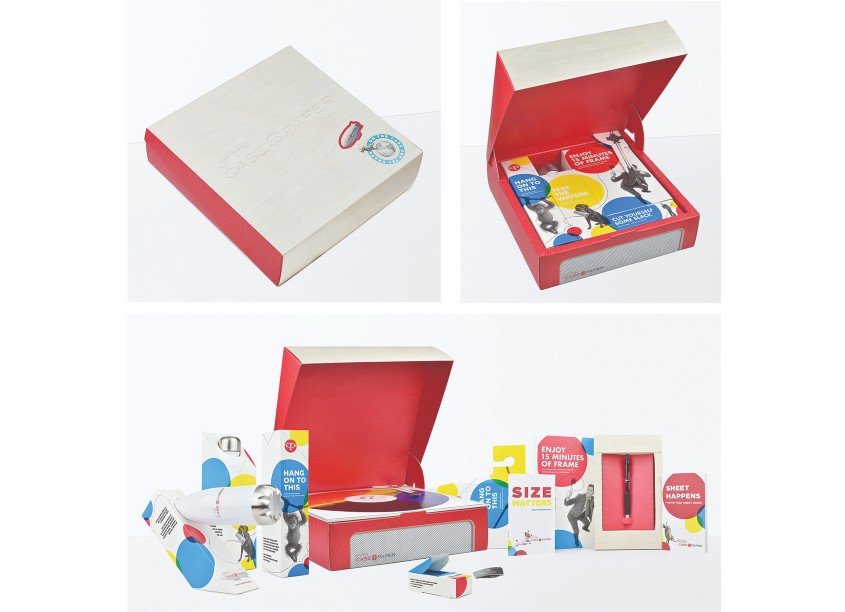 Case Paper 75th Anniversary Record Box by Brand Foundry