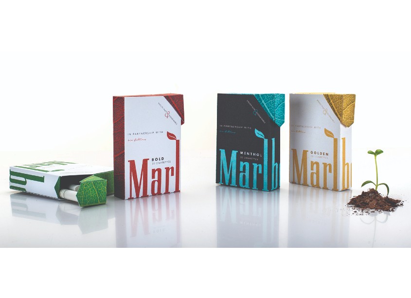 Syracuse University, College of Visual & Performing Arts, School of Design, Communications Design Marlboro Cigarettes Rebrand