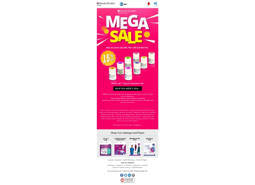 Mega Sale by Henry Schein, Inc./Schein Creative Group