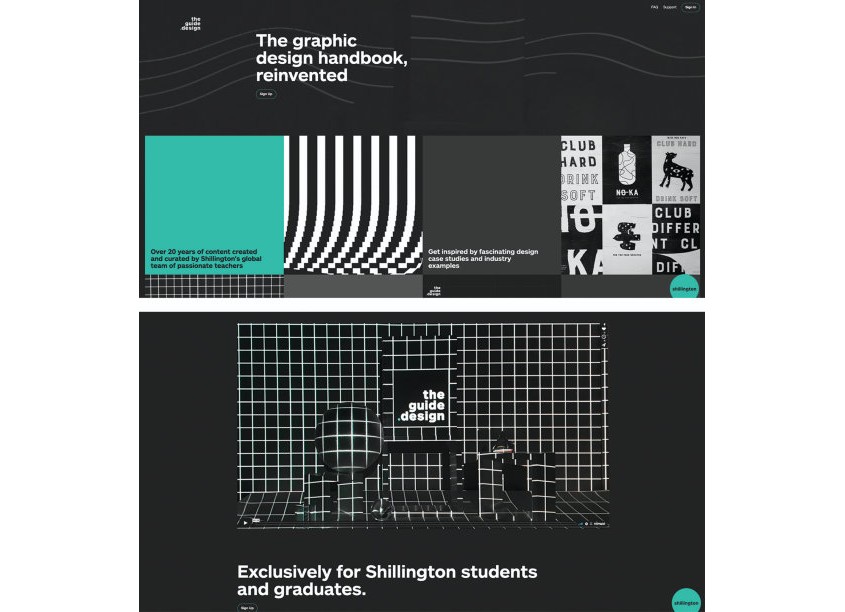 Anthony Wood, Emily Comfort, Shanti Sparrow | Shillington School of Graphic Design TheGuide.Design - The Graphic Design Handbook Reinvented