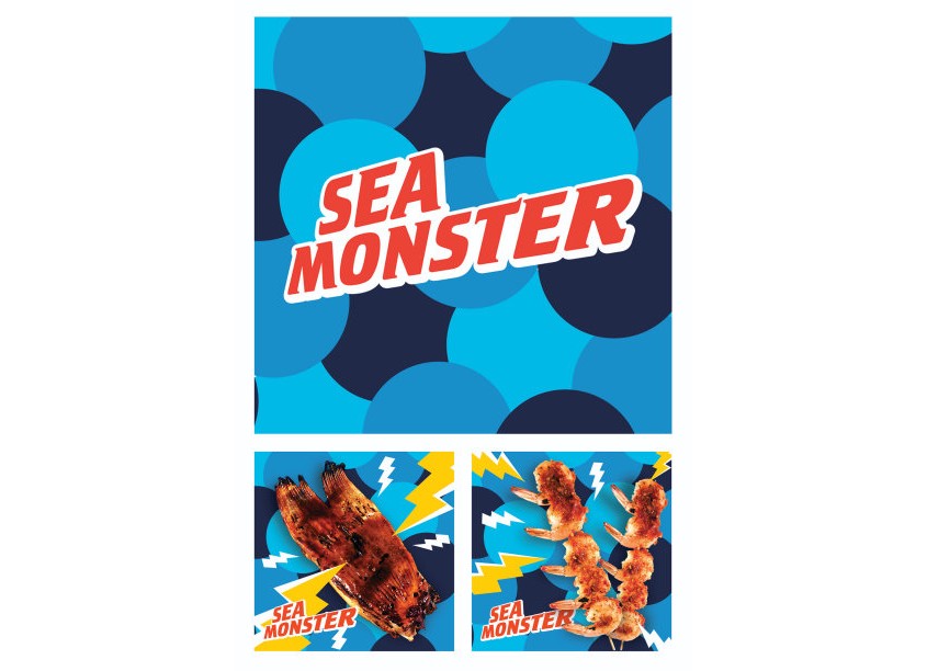Sea Monster Branding by Corse Design Factory