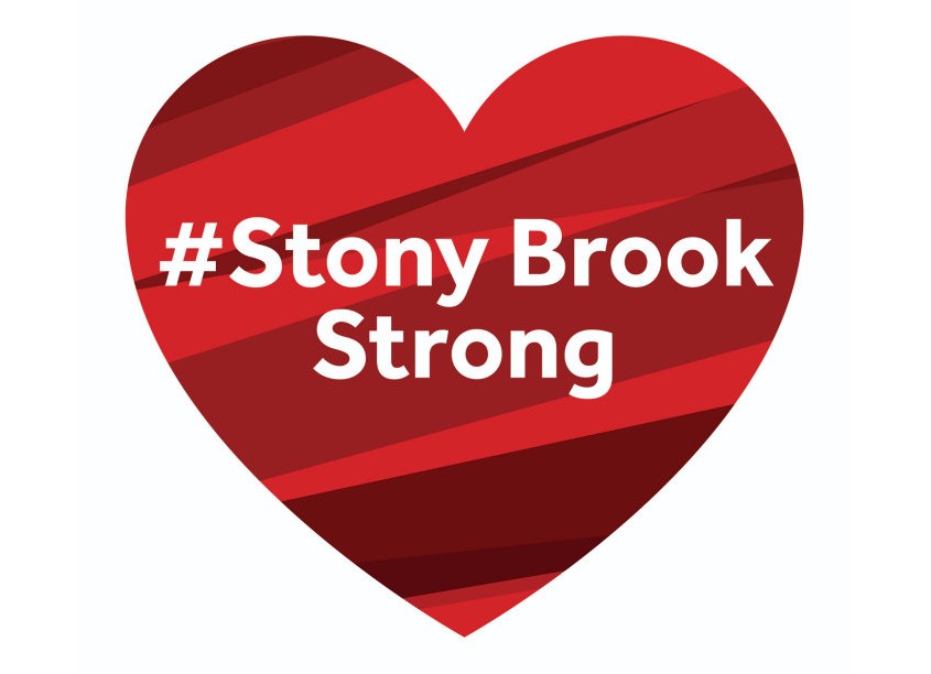 Stony Brook University Office of Marketing and Communication #StonyBrookStrong Logo