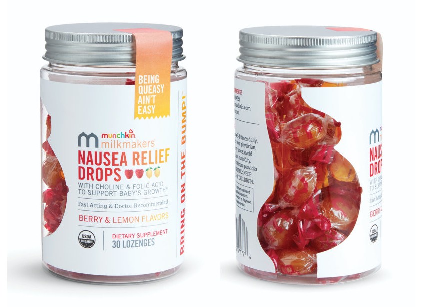 Milkmakers Nausea Relief Drops Package Design by Munchkin Brand Design