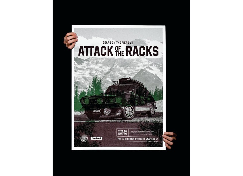 Gears on the Piers VII: Attack of the Racks Poster by Untitled Era