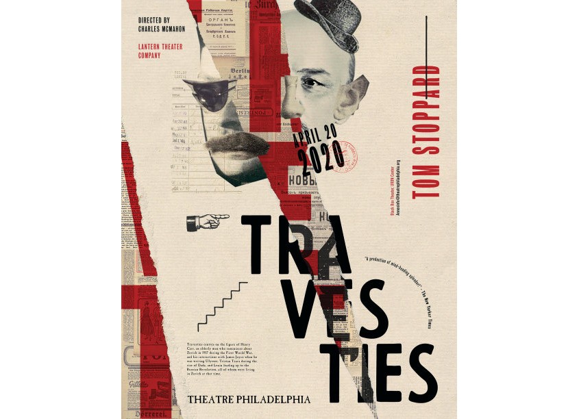 Travesties Theater Poster by Drexel University, Westphal College of Media Arts & Design