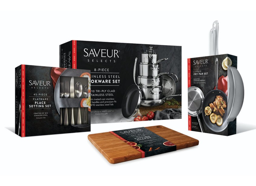 Saveur Selects Cookware Packaging by FAI Design Group