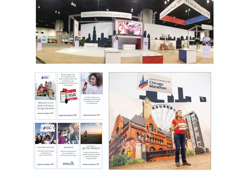 Chicago Marathon Event Materials by Enterprise Creative Solutions, Bank of America