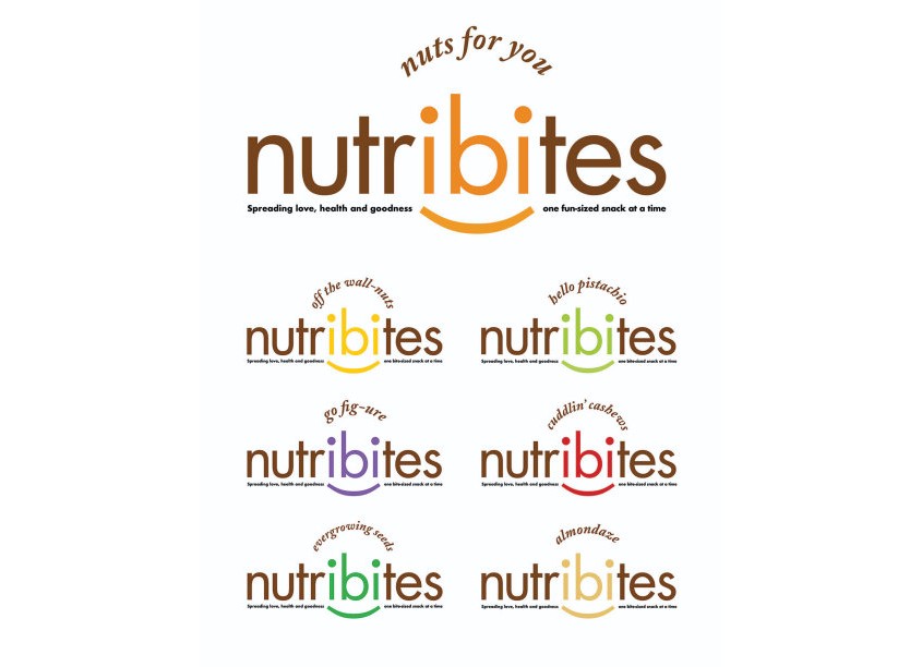 Nutribites Family of Logos by Bonavita Design LLC