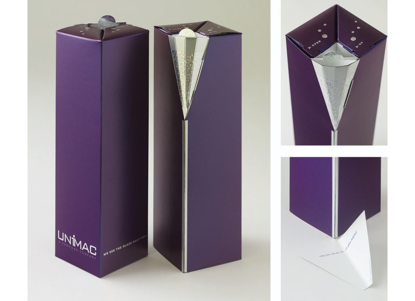 Unimac Champagne Package 2020: See the Glass Half Full by Bonavita Design LLC