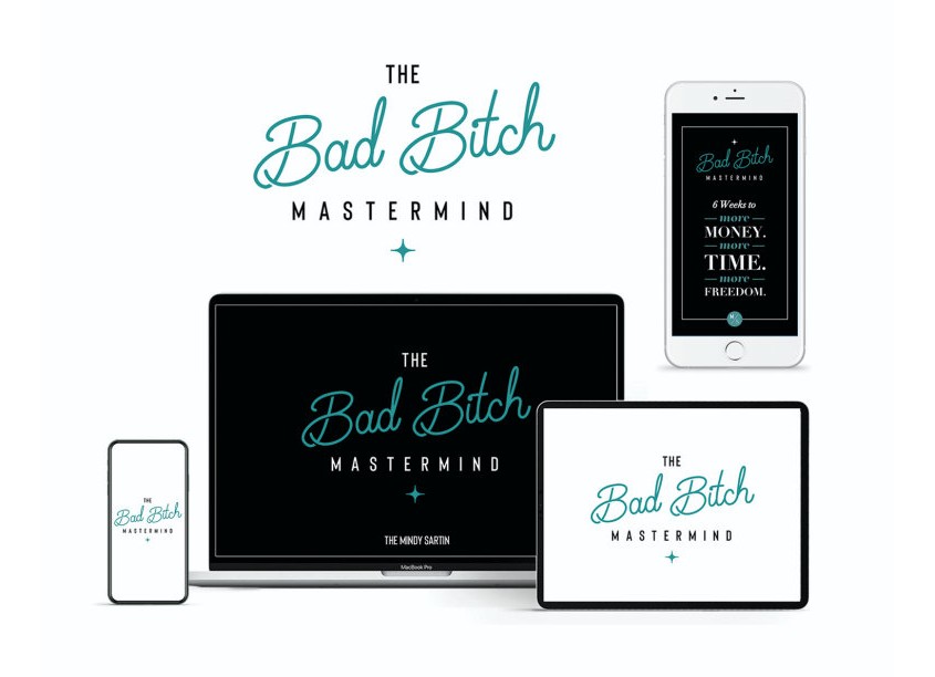 Bad Bitch Mastermind Brand Identity by Karla Pamanes, LLC