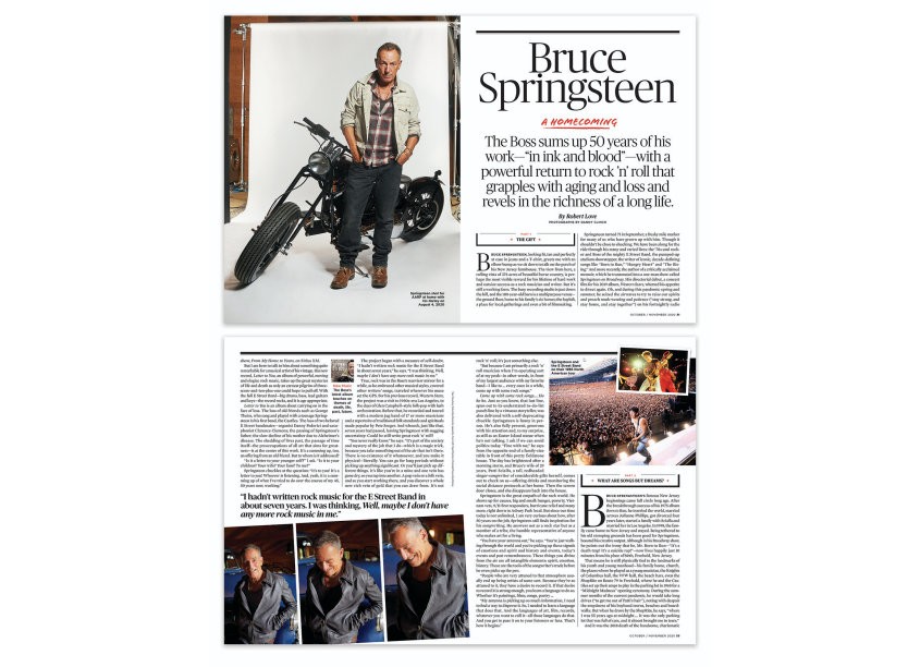 AARP Media Bruce Springsteen: A Homecoming, October/November 2020