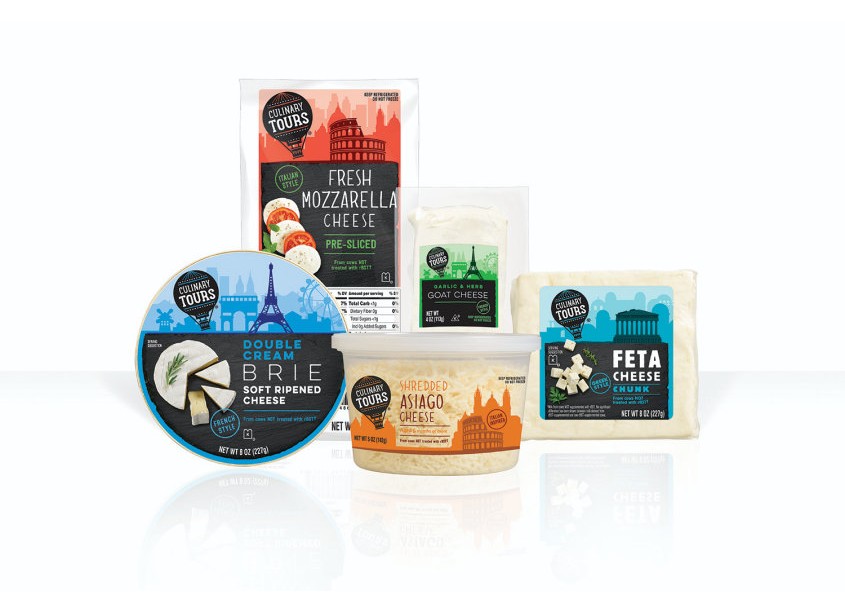 Culinary Tours Cheese Packaging by Topco Associates