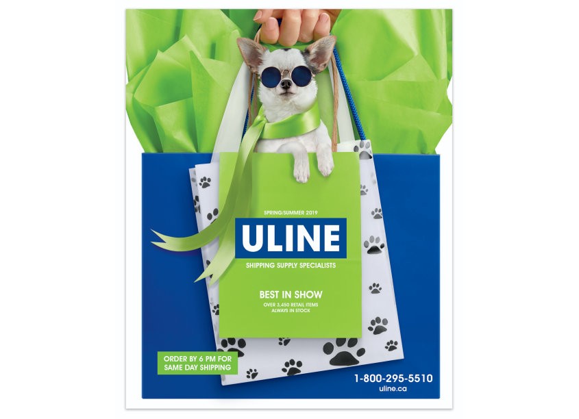Uline Retail Dog Cover by Uline Creative Department