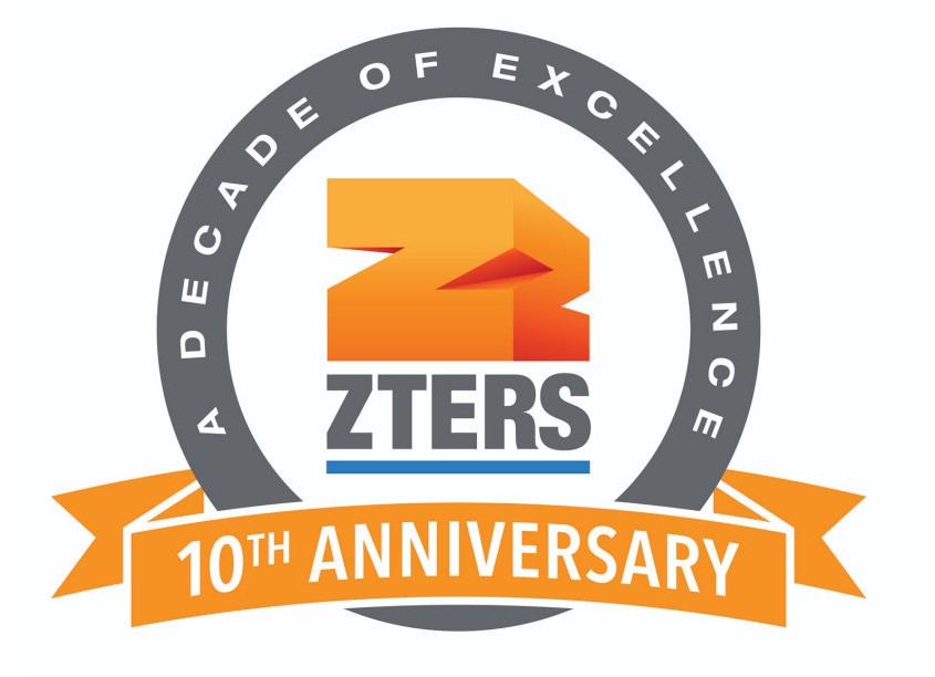 ZTERS 10-Year Anniversary Logo by Phil Chrzanowski Design