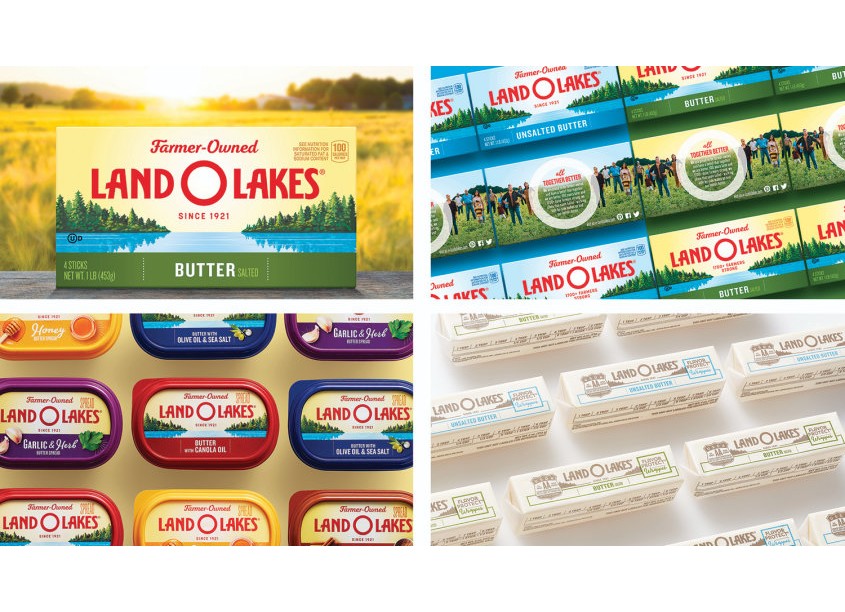 Land O' Lakes Package Redesign by CBX