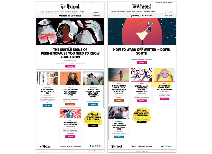 The Girlfriend Website & Newsletter by AARP Media