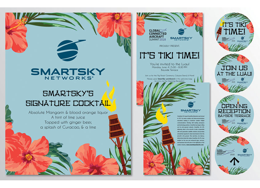 SmartSky Reception Branding by Access Intelligence