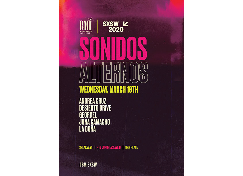 Sonidos Alternos Poster by BMI - Broadcast Music, Inc.
