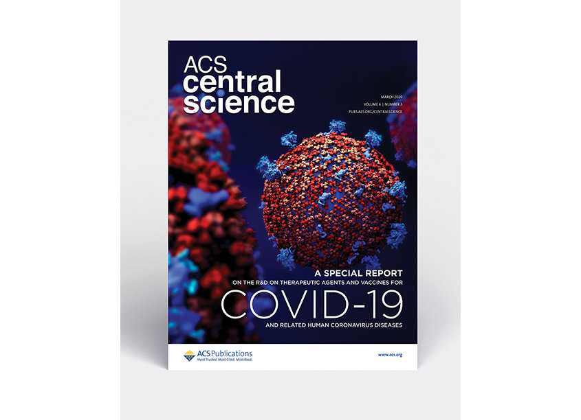 ACS Central Science Covid-19 Journal Cover by ACS Publications/CreativeLab