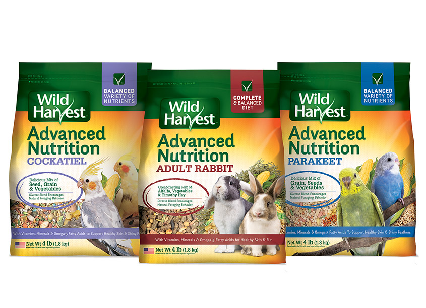 Spectrum Brands - Global Pet Care and Home & Garden Wild Harvest® Advanced Nutrition Bird and Small Animal Food