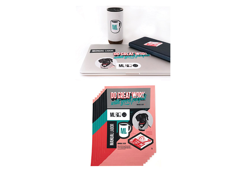 Manual Labor Branding Sticker Pack by Manual Labor Studio