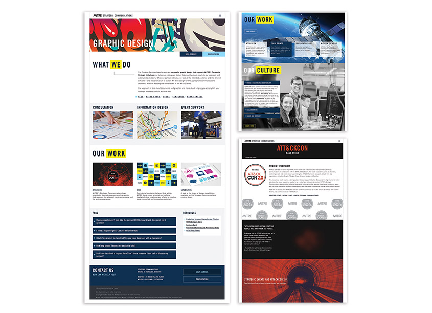 MITRE Internal Strategic Communications Website by MITRE