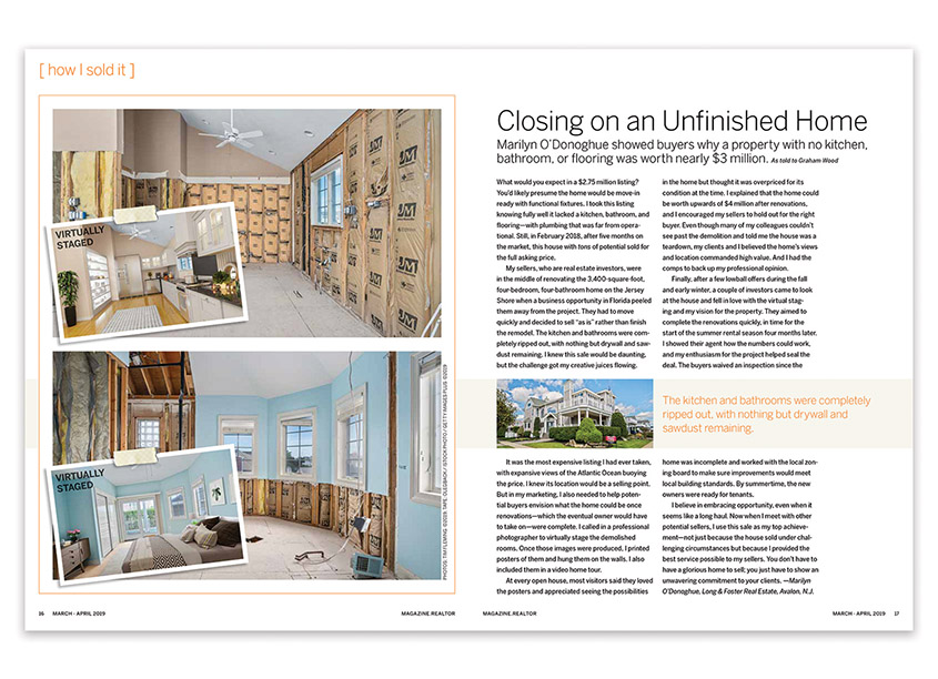 Design Spread: How I Sold It, March 2019 by National Association of REALTORS®
