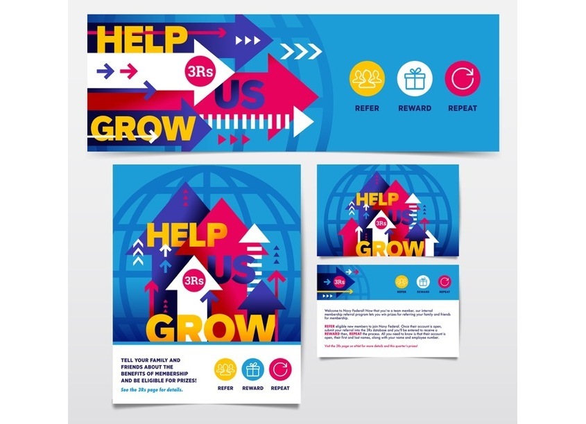 3Rs Print Campaign by Navy Federal Credit Union